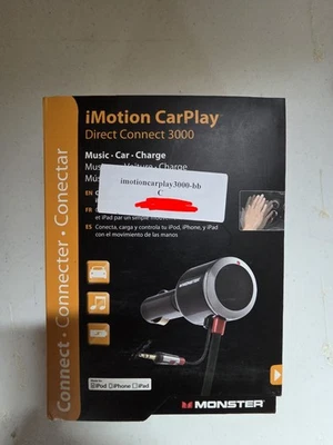 Monster IMOTION CARPLAY DIRECT CONNECT 3000 30 PINES IPOD IPHONE IPAD JUEGO DE CARGA Foto 1 de 2