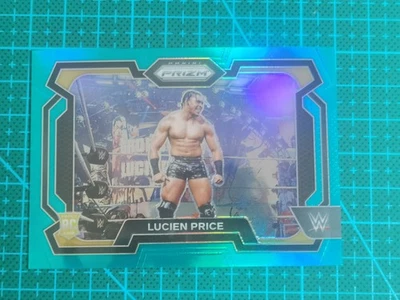 2024 Panini Prizm WWE Lucien Price Rc Rookie Card Teal /49 SSP - Image 1 of 2