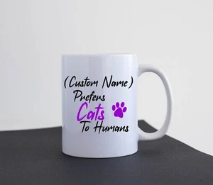 Funny Mug Gift Idea Present Coffee Tea Mug Cat Lover Custom Mug M208 - Picture 1 of 2
