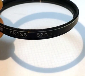 Computron Cross 4 star CS  52mm Filter - Picture 1 of 9