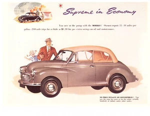 Morris Minor Convertible, Mayfair Cards of London, 6x4 Postcard - US Mail $1.60 - Picture 1 of 2