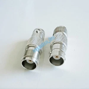 BNC Female plug to TNC female jack RF coaxial adapter connector  Radio Antenna - Picture 1 of 6