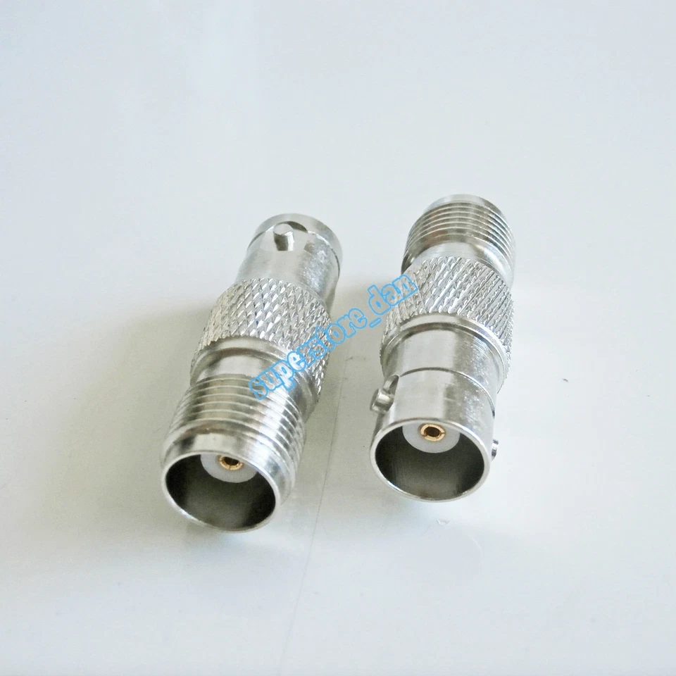 BNC Female plug to TNC female jack RF coaxial adapter connector Radio Antenna - Image 1 of 1