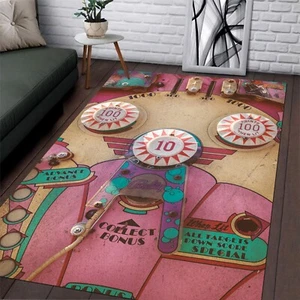Alfombra de pinball, alfombra de juego arcade, alfombra de sala de juegos, alfombra de juego retro, alfombra de juego L628 - Imagen 1 de 10