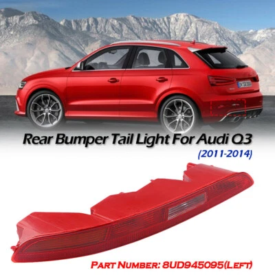 Faro trasero izquierdo parachoques trasero trasero izquierdo para Audi Q3 2011-2014 8UD945095 rojo Foto 1 de 4