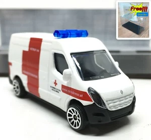 Majorette Renault Master White Austria Ambulance Notruf 144 1:66 (3") no Package - Picture 1 of 8