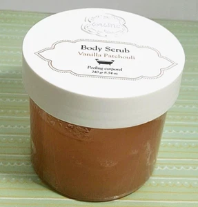 LALINE Körperpeeling VANILLE PATCHOULI mit Avocadoöl Mineralsalz 240gr 8,54oz - Bild 1 von 5