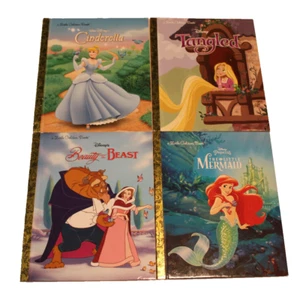 Cinderella Tangled Beauty and the Beast A little Golden Book for Girls gifts - Imagen 1 de 2
