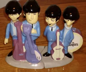 THE BEATLES ANIMATED SALT AND PEPPER SHAKERS NEW IN BOX! APPLE CORPS - Picture 1 of 11