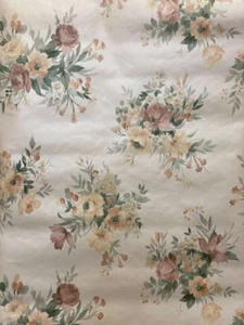 shand kydd ready pasted wallpaper luxury vinyl 71709 flowers - Picture 1 of 11