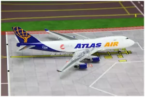1:400 JC Wings ATLAS AIR BOEING 747-400 Passenger Airplane Diecast Plane Model - Picture 1 of 11