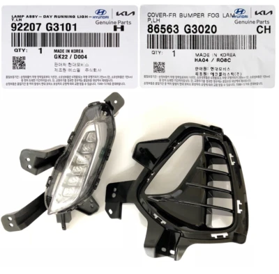 OEM 86563G3020 LÁMPARA ANTINIEBLA + LÁMPARA cubierta LH 2P para Hyundai Elantra GT 2018-2020 Foto 1 de 2