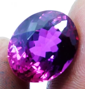 Pietra Preziosa Sciolta Naturale 12,10 Ct Viola Blu Taaffeite Taglio Ovale Certificata - Foto 1 di 7