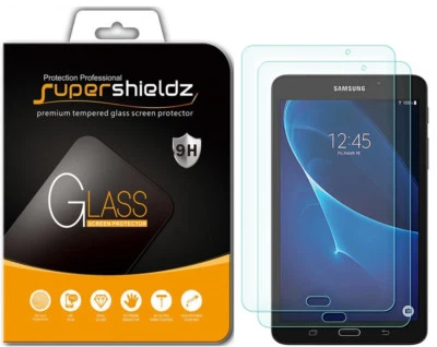 Paquete de 2 protectores de pantalla de vidrio templado Supershieldz para Samsung Galaxy Tab A 7.0 Foto 1 de 4