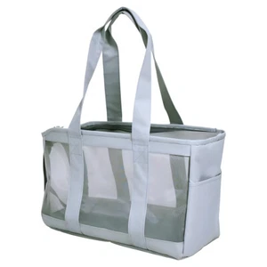 Nobby Tasche Hana hellgrau für Hunde bis 5 kg, 40x20x26cm, abwaschbar - Bild 1 von 2