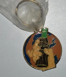 Coca Cola Vintage NOS 1987 Schlüsselanhänger Schlüsselring - Bild 1 von 3
