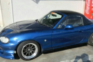 For Mazda MX5 NB Roadster EPA Type Fiber Glass Side Skirt Side Step Extensions - Picture 1 of 7