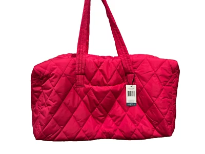 Vera Bradley Peacock Pink Ultralight Large Travel Duffel New with Tags - Image 1 of 4