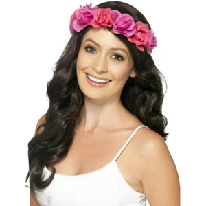 Carole Baskin Women's Pink Flowers Floral Halo Headband - Picture 1 of 1
