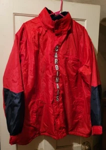 St Louis Cardinals Coat Jacket - Size 2XL / XXL By GIII Polar Fleece Lined - Picture 1 of 4