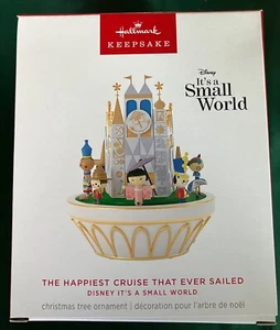 Hallmark 2024 Disney It's A Small World Happiest Cruise Keepsake Ornament - Picture 1 of 3