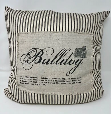 Decoración de almohada Bulldog Foto 1 de 2