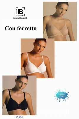 REGGISENO SFODERATO CON FERRETTO COPPA "C" LAURA BIAGIOTTI mod. LAURA 90225S