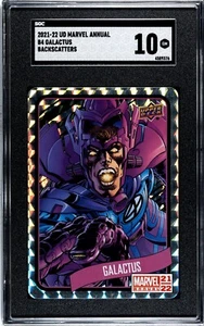 2021 UPPER DECK MARVEL ANNUAL BACKSCATTERS #B4 GALACTUS SGC 10 GEM MINT - Picture 1 of 2