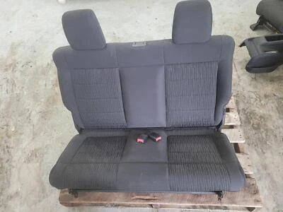 2007-2018 JK Jeep Wrangler Black Cloth Rear Seat; 2 door Foto 1 de 4