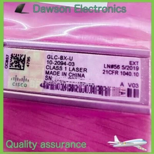 New Cisco GLC-BX-U Hologram 1000BASE-BX 1310nm-TX/1490nm-RX 10km LC SMF BiDi SFP - Picture 1 of 2