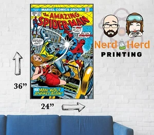 Amazing Spider-man #125 Comic Cover Wall Poster Multiple Sizes 11x17-24x36 - Picture 1 of 2