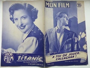 Mon Film 1955 N°473 TONY WRIGHT  BARBARA STANWYCK  - Imagen 1 de 1