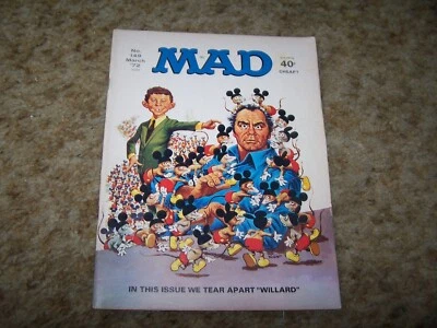 MAD MAGAZINE- #149-March 1972 - Willard, revelent TV shows - Image 1 of 3