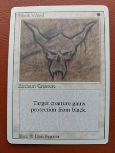 Magic the Gathering: Revised 3rd Edition: Black Ward: NM - Picture 1 of 2