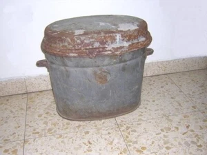 EXTREMELY RARE. Idf Israeli Army Old Vintage Zahal Metal Military Food Container - Picture 1 of 7