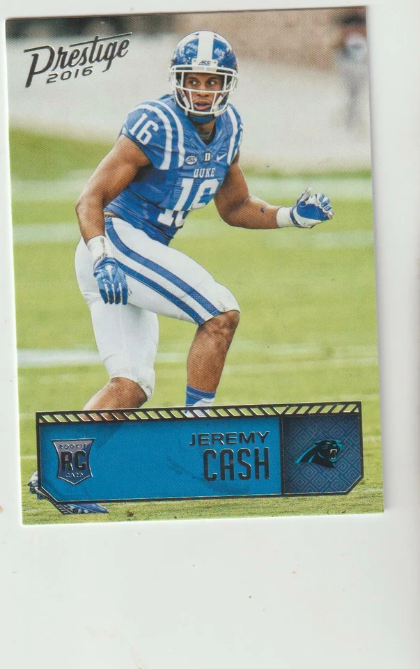 2016 Panini Prestige #300 Jeremy Cash rookie card, Duke Blue Devils - Image 1 of 1