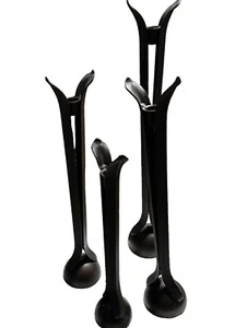 4 Brutalist Taper Candlestick Candleholders Tulip Brutalist 18-22” 14.5 Tall - Picture 1 of 6