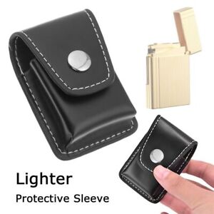 Kerosene Lighter Super Match Small Box Lighter Leather Case Anti Loss Cover