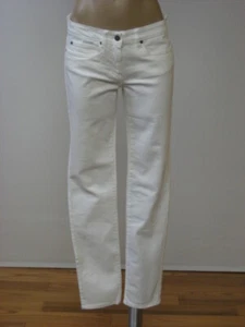 EILEEN FISHER White Organic Cotton Stretch Denim Skinny Jean Pants 4 NWT $148 - Picture 1 of 1