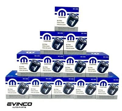 Масляный фильтр двигателя Mopar MO-899 Dodge Ram Jeep комплект из 12 масляных фильтров премиум-класса от оригинального производителя - Изображение 1 из 4