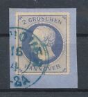 748909) Hannover Nr.24y gestempelt auf Briefstück signiert G.F. 