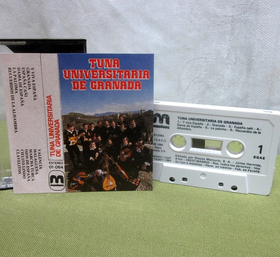 TUNA UNIVERSITARIA DE GRANADA cassette tape 1986 folk music Spain - Image 1 of 1