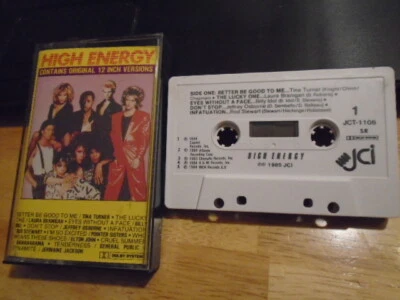RARE OOP High Energy 1985 CASSETTE TAPE Laura Branigan BILLY IDOL Elton John 12" - Image 1 of 2