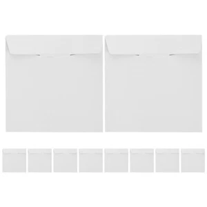 10 Pcs CD Bag Cardboard Shipping Envelope Cd/dvd Mailer with Protection - Afbeelding 1 van 12