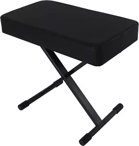 Mwave SB055 Keyboardbank Klavierbank höhenverstellbar Bank schwarz - Bild 1 von 9