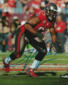 GERALD McCOY SIGNED TAMPA BAY BUCCANEERS FOOTBALL 8x10 PHOTO #4 NFL PROOF! - Picture 1 of 2