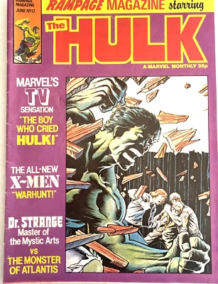 RAMPAGE MAGAZINE. STARRING HULK. NUMBER 12. MARVEL MONTHLY 50 PAGES. JUNE 1979. - Image 1 of 4