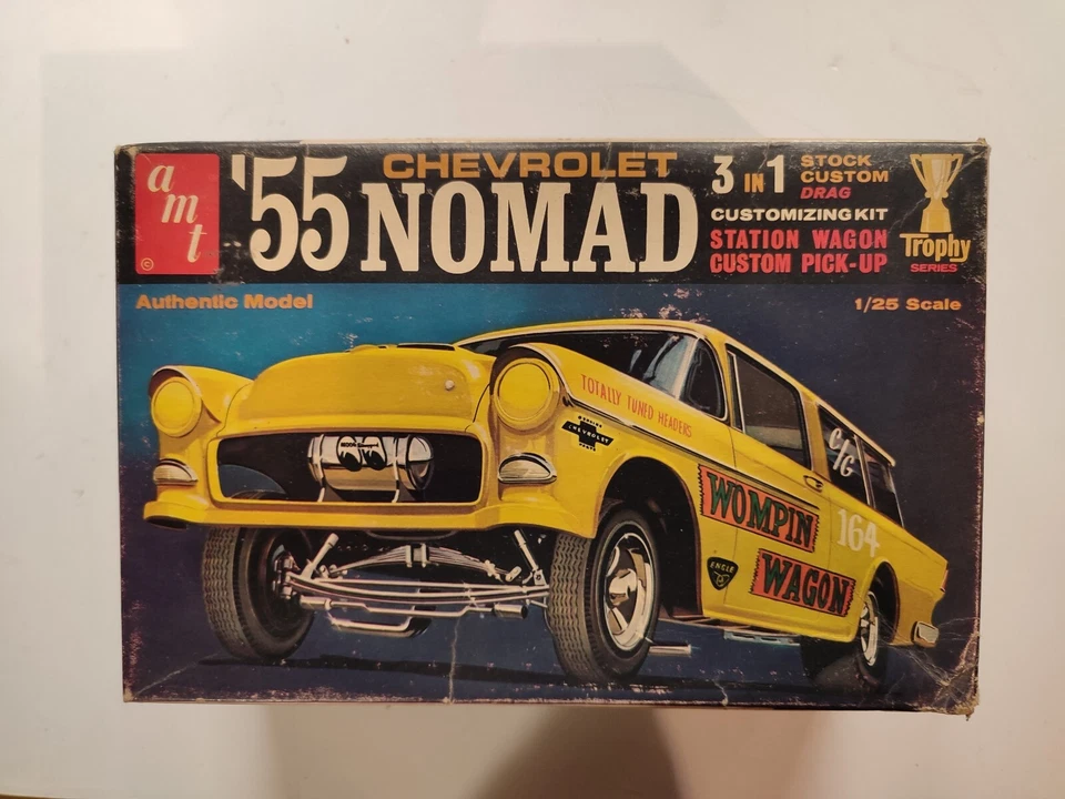 AMT Chevrolet 55 nomad 3 in 1 - 1/25 (privo di Pneumatici) - Immagine 1 di 4