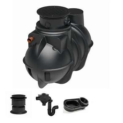 Florantia Erdtank Zisterne 2000 Liter Komfort - Regenwassertank Set mit Filter - Bild 1 von 4