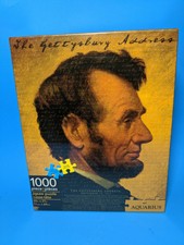Smithsonian National Portrait 1000 Puzzle Abraham Lincoln The Gettysburg Address
